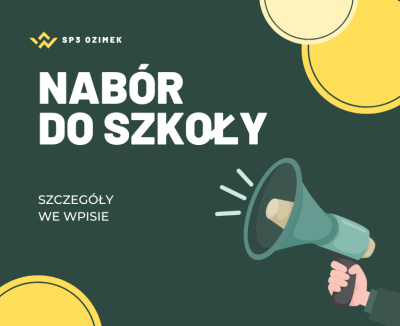 Pierwszy krok w szkolną przygodę – nabór do klasy pierwszej w Trójce!